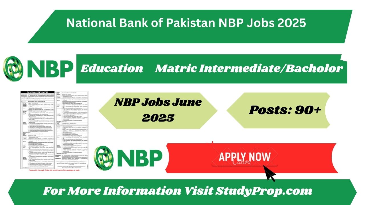 National Bank of Pakistan NBP Jobs 2025