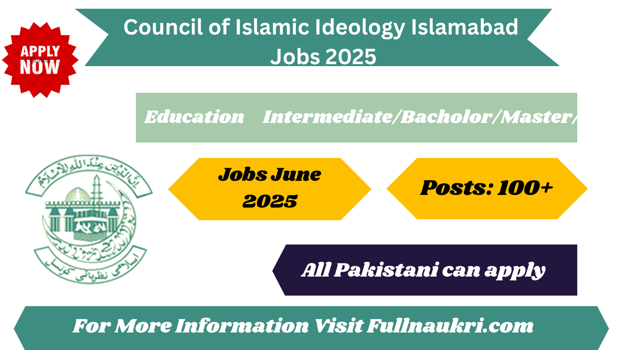 Council of Islamic Ideology Islamabad Jobs 2025
